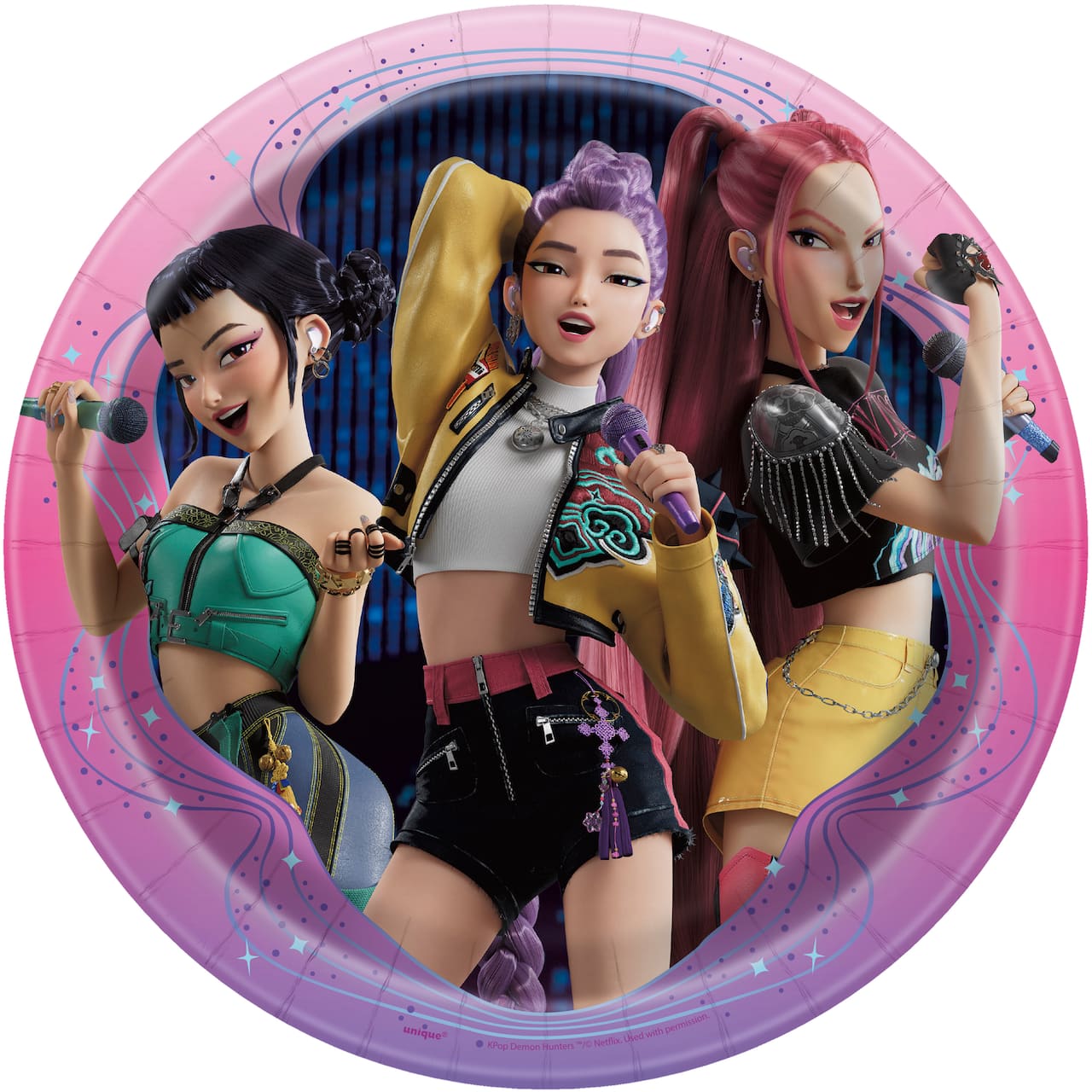 9" KPop Demon Hunters Party Plates, 8ct.